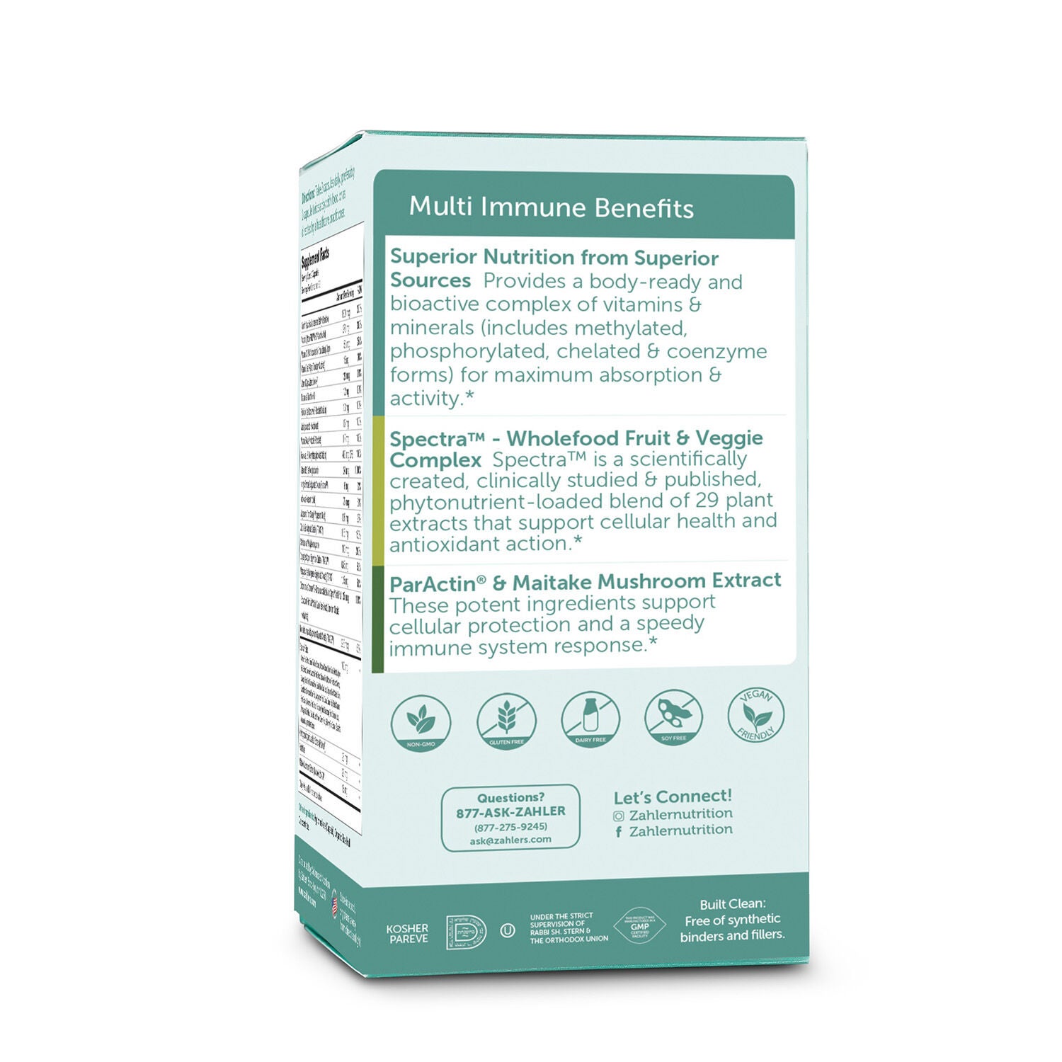 Multi Vitamin + Immune System Support - 60 Capsules (30 Servings)  | GNC